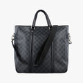 Louis Vuitton Tadao Noir Damier Graphite Tote