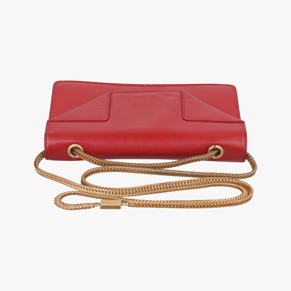Saint Laurent Betty Small Red Caviar Leather Shoulder — view 8