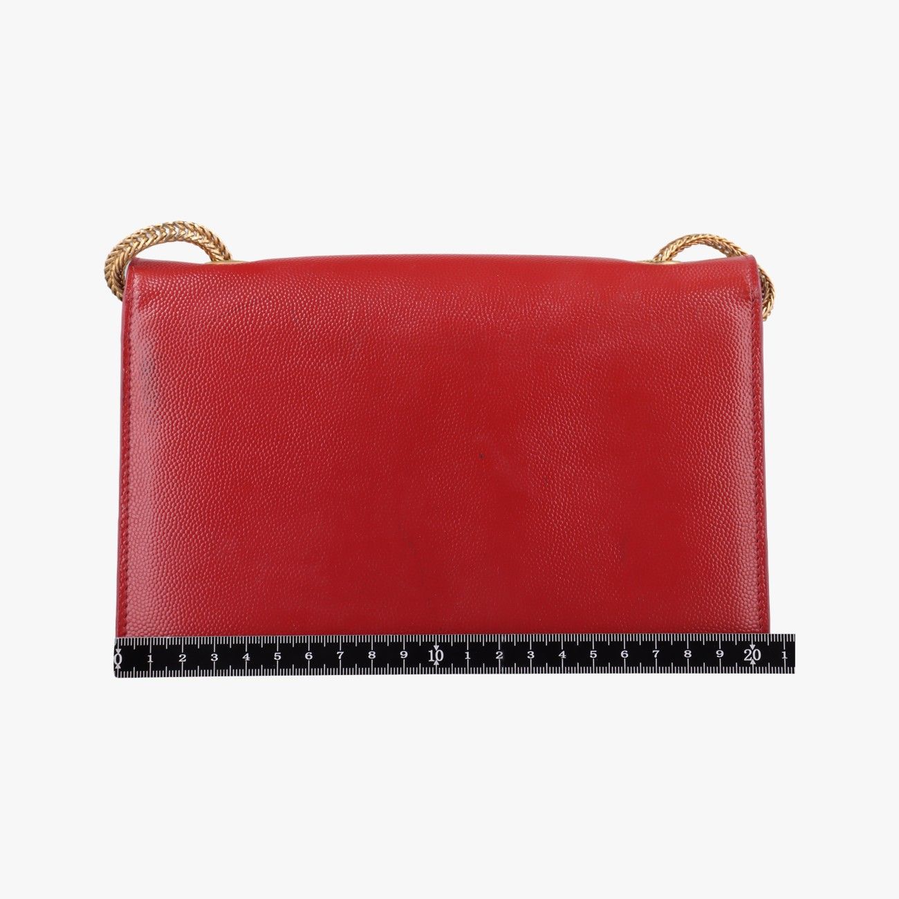Saint Laurent Betty Small Red Caviar Leather Shoulder — view 2