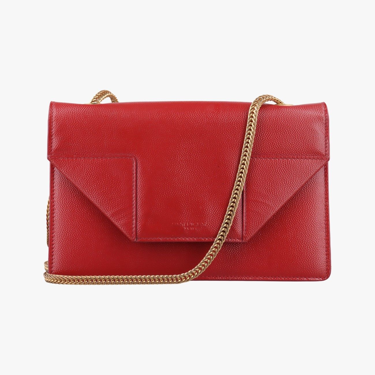 Saint Laurent Betty Small Red Caviar Leather Shoulder