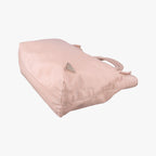 Prada Triangle Logo Tote Pink Leather — view 4