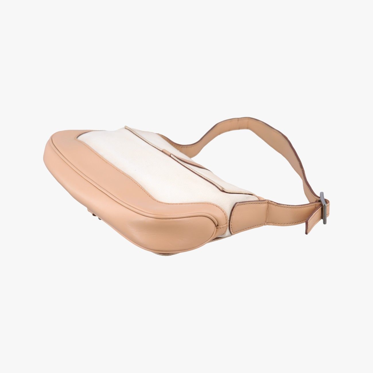 Gucci Jackie White Brown Canvas Leather 001 38 Shoulder — view 6