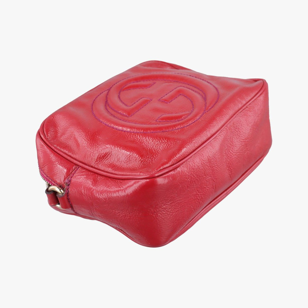 Gucci Soho Red Patent Shoulder — view 5