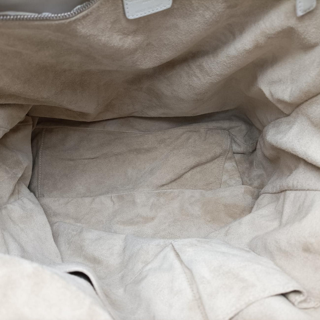 Dior Soft Lady Cannage Intrecciato Tote White Lambskin — view 9