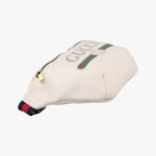 Gucci Print White Leather Handbag — view 5