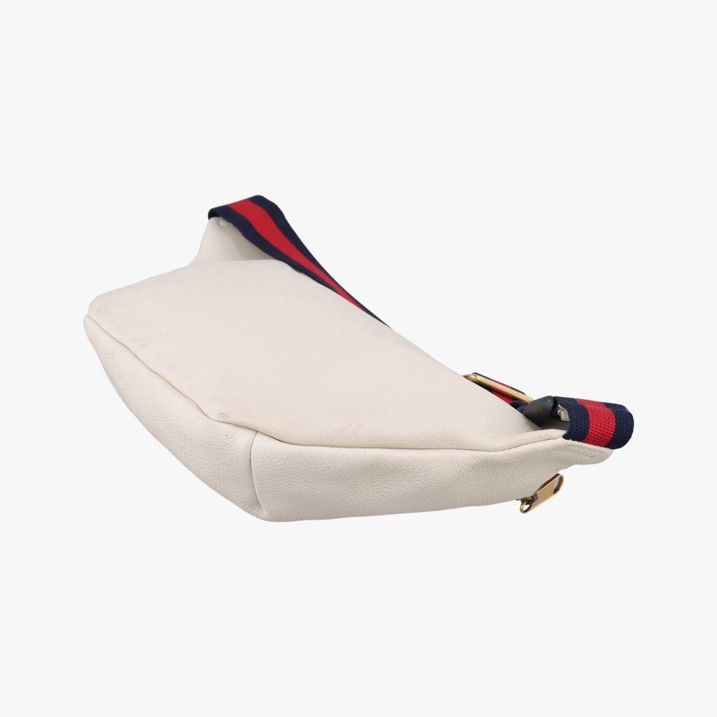Gucci Print White Leather Handbag — view 6