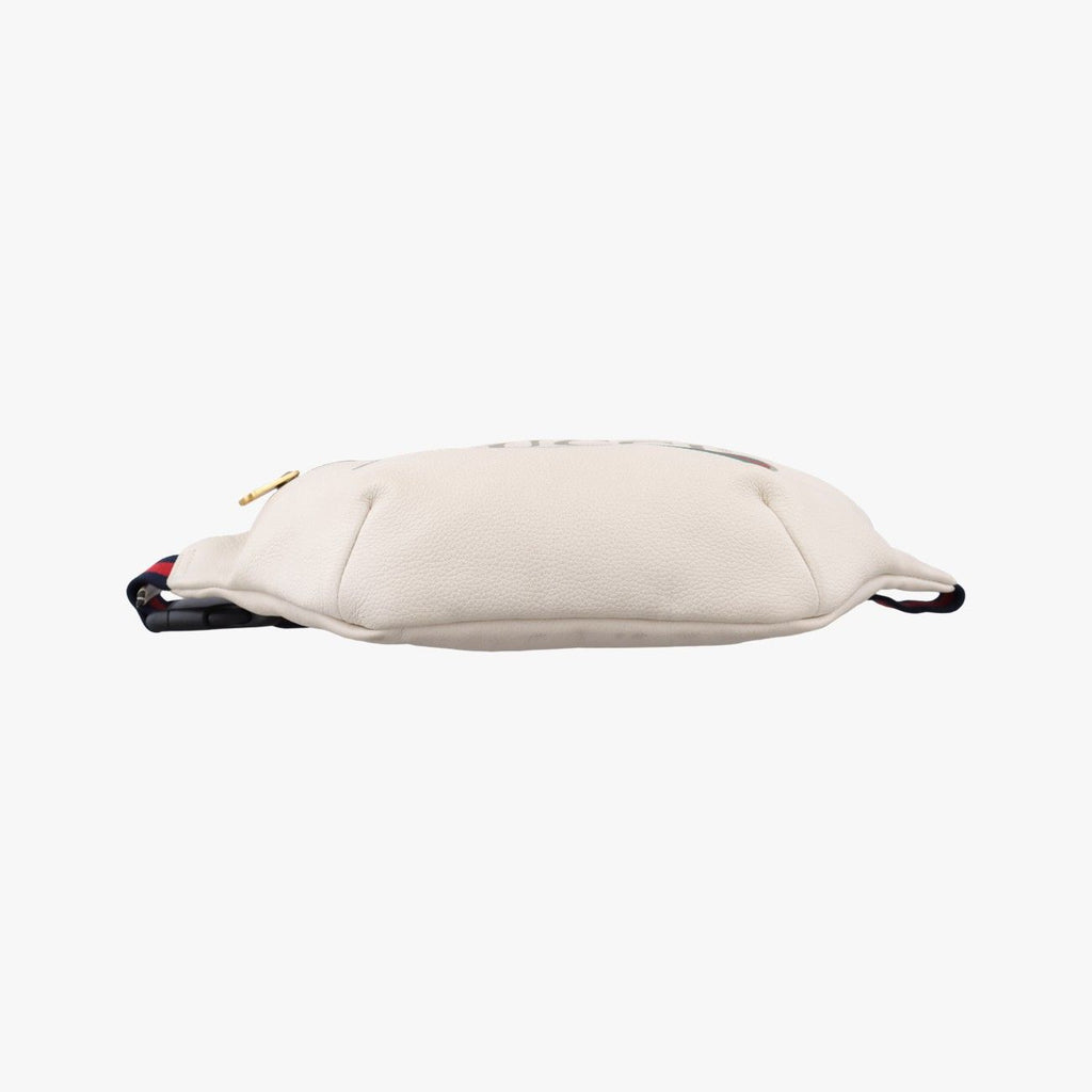 Gucci Print White Leather Handbag — view 3