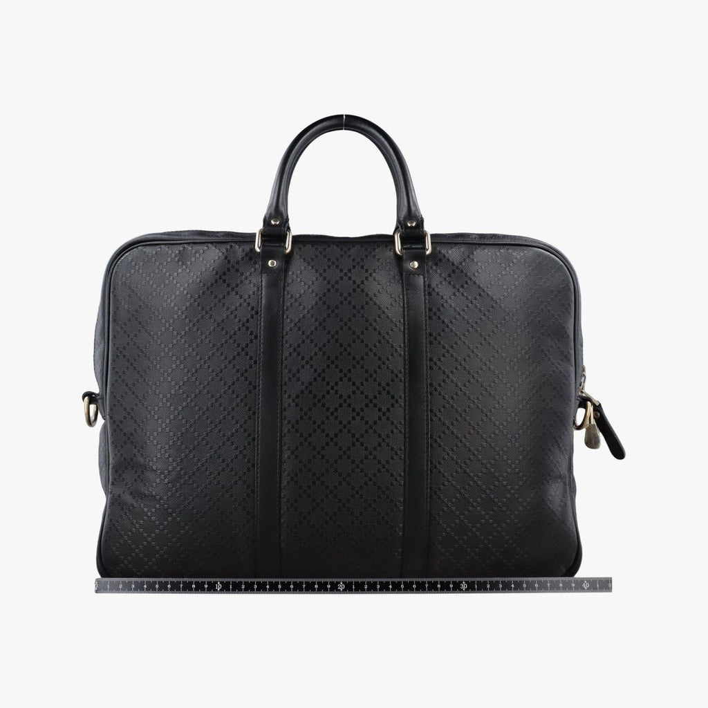 Gucci Diamante Black Leather Handbag — view 2