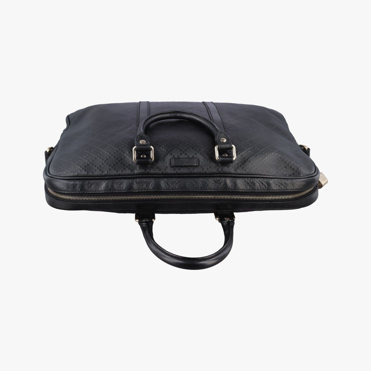 Gucci Diamante Black Leather Handbag — view 8