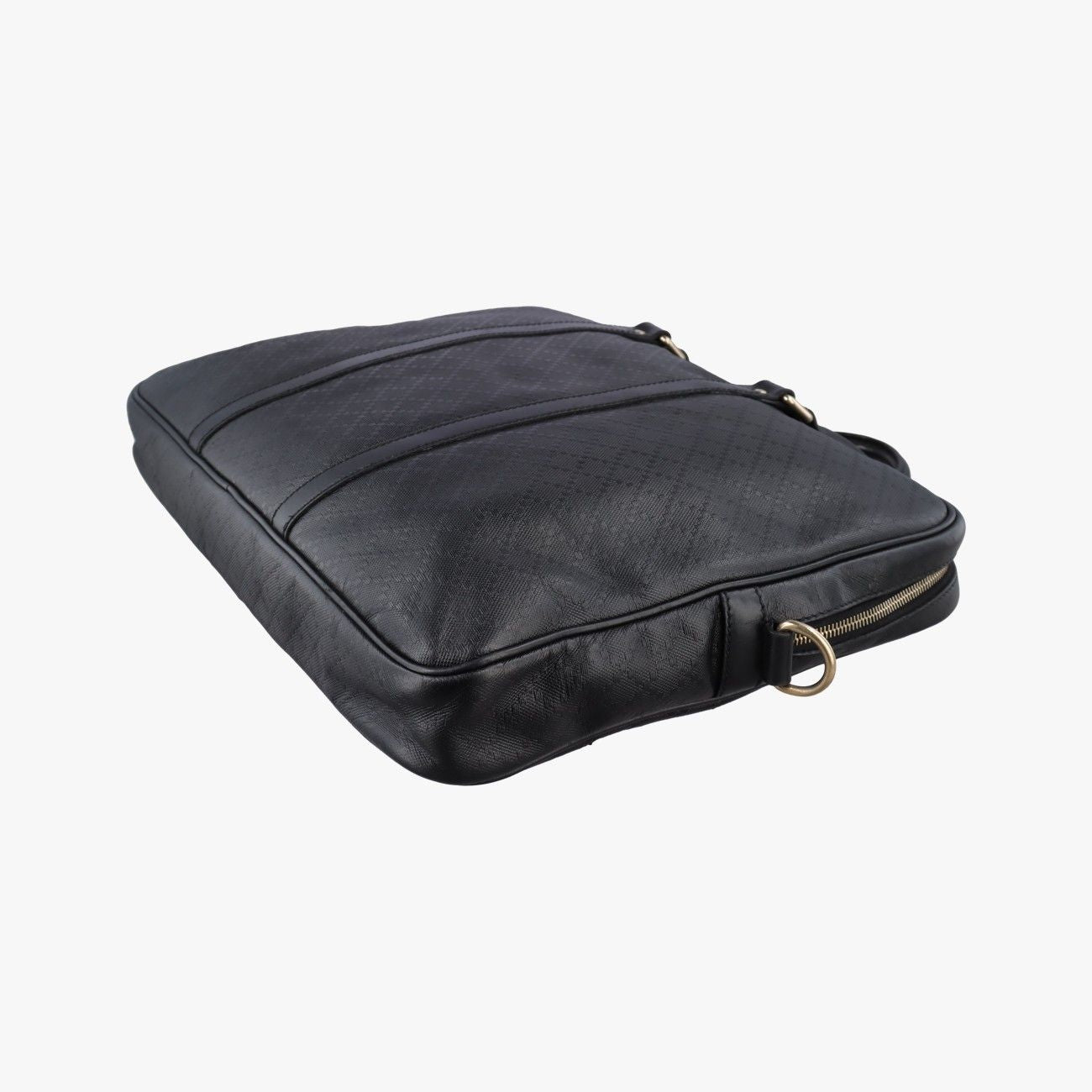 Gucci Diamante Black Leather Handbag — view 4