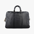 Gucci Diamante Black Leather Handbag