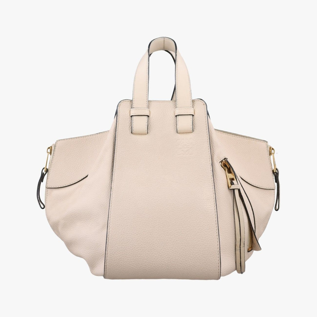 Loewe Hammock Beige Leather Handbag