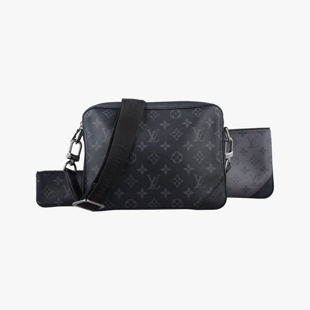Louis Vuitton Trio Messenger Black Monogram Eclipse Reverse
