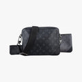 Louis Vuitton Trio Messenger Black Monogram Eclipse Reverse