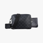 Louis Vuitton Trio Messenger Black Monogram Eclipse Reverse