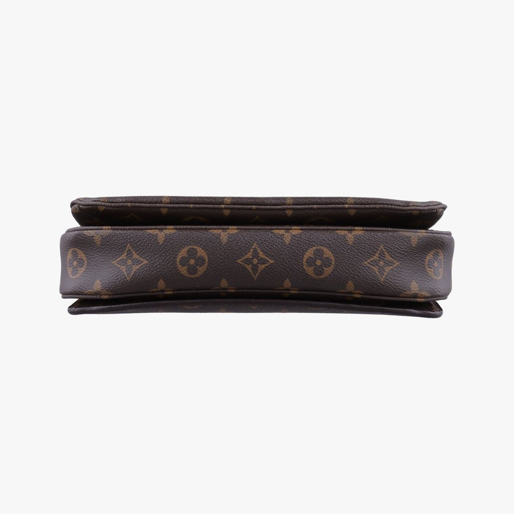 Louis Vuitton Pochette Metis MM Monogram Brown Canvas Handbag — view 3