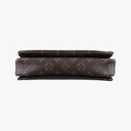 Louis Vuitton Pochette Metis MM Monogram Brown Canvas Handbag — view 3