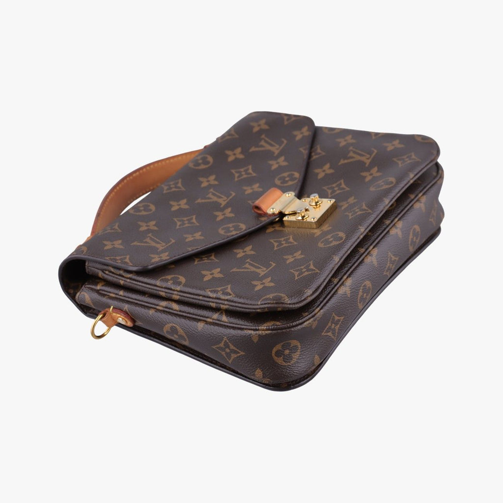 Louis Vuitton Pochette Metis MM Monogram Brown Canvas Handbag — view 5