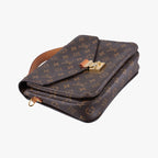 Louis Vuitton Pochette Metis MM Monogram Brown Canvas Handbag — view 5