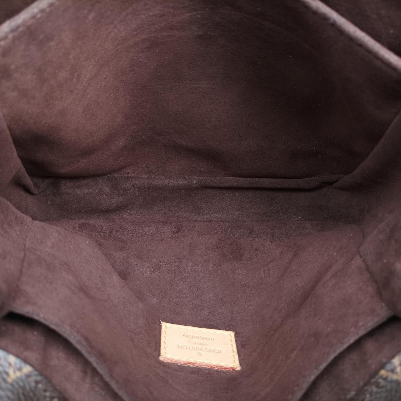 Louis Vuitton Pochette Metis MM Monogram Brown Canvas Handbag — view 9