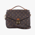 Louis Vuitton Pochette Metis MM Monogram Brown Canvas Handbag