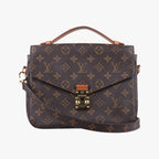 Louis Vuitton Pochette Metis MM Monogram Brown Canvas Handbag