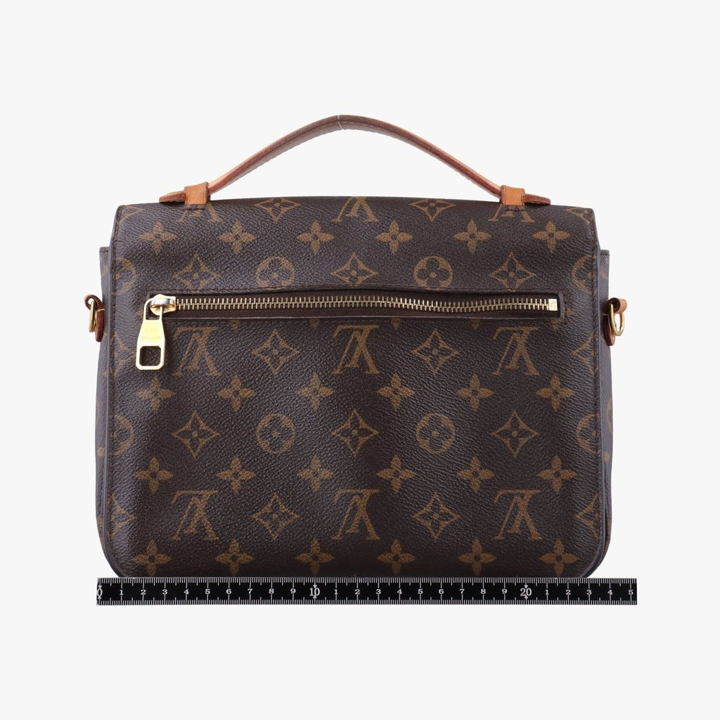 Louis Vuitton Pochette Metis MM Monogram Brown Canvas Handbag — view 2