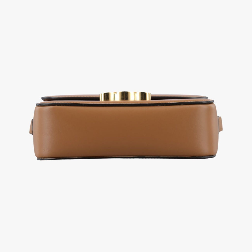 Celine Teen Triomphe Brown Leather Shoulder — view 3