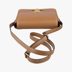 Celine Teen Triomphe Brown Leather Shoulder — view 8