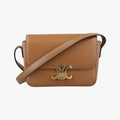 Celine Teen Triomphe Brown Leather Shoulder