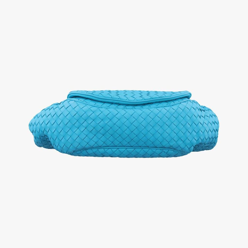 Bottega Veneta Intrecciato Blue Lambskin Shoulder — view 3