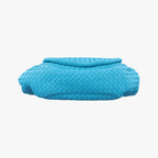 Bottega Veneta Intrecciato Blue Lambskin Shoulder — view 3