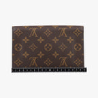 Louis Vuitton Flor Chain Monogram Brown Fuchsia Portefeuille Calf Leather — view 2