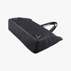 Gucci Abbey Black Canvas Leather Handbag — view 4