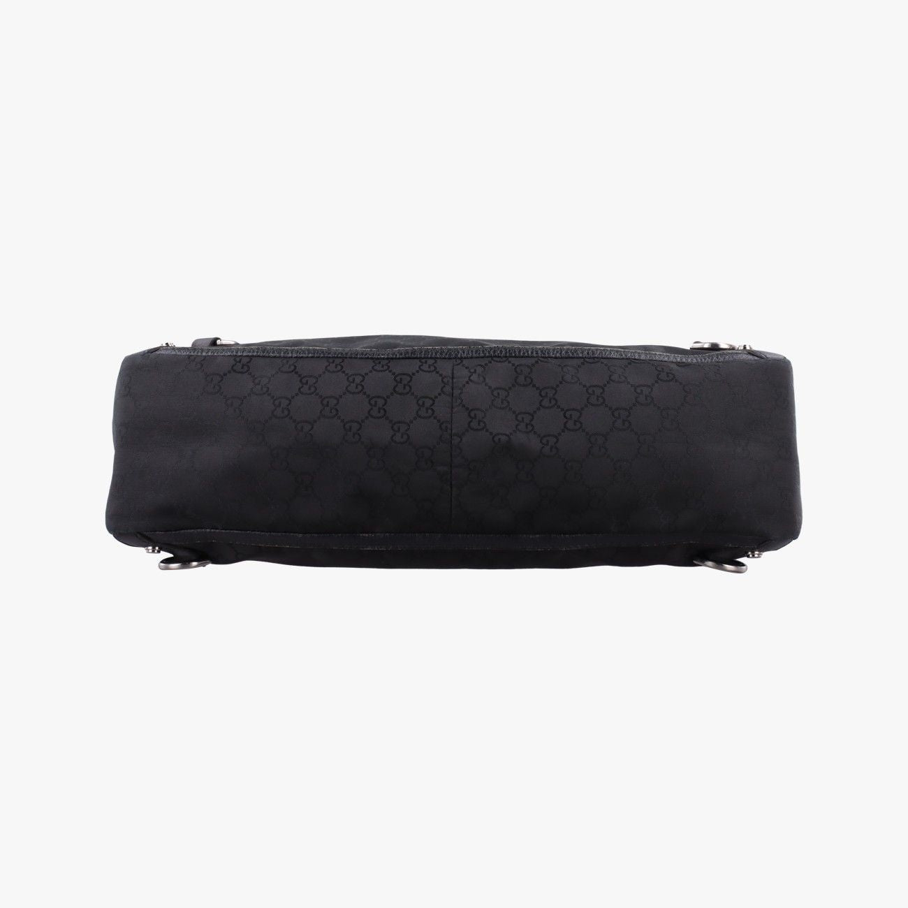 Gucci Abbey Black Canvas Leather Handbag — view 3