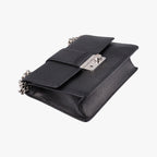 Prada Sound Rock Black Saffiano Leather Shoulder — view 5