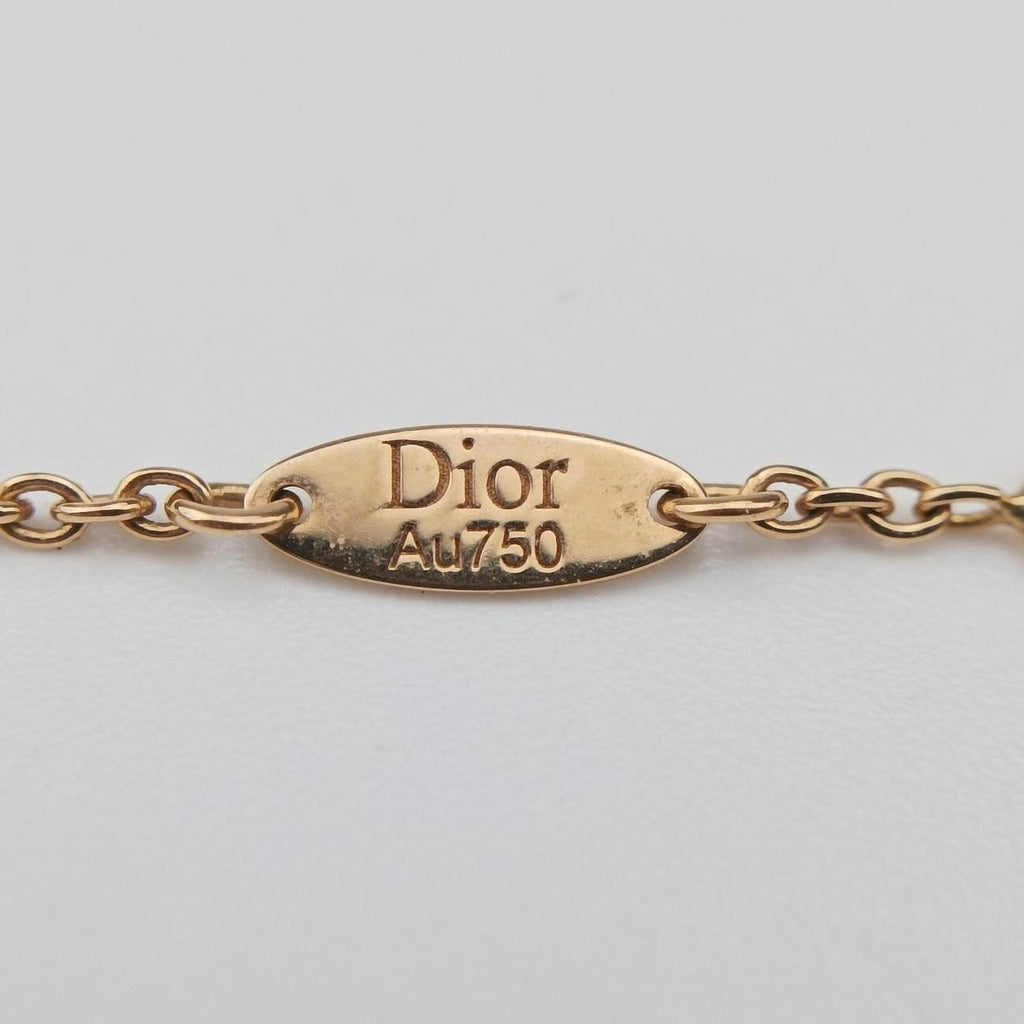 Dior Rose Des Vents Medallion Red Gold Necklace — view 5