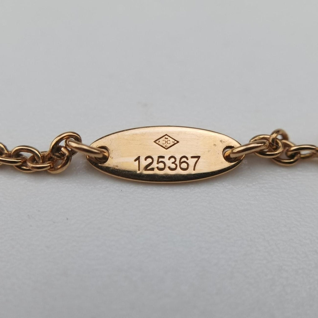 Dior Rose Des Vents Medallion Red Gold Necklace — view 6