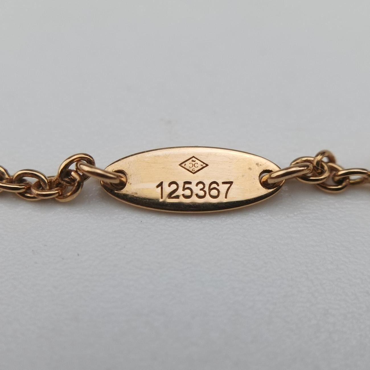 Dior Rose Des Vents Medallion Red Gold Necklace — view 6