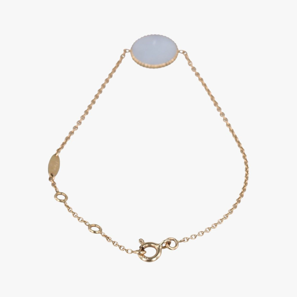 Dior Logo Double C de White Rose Gold Bracelet — view 2