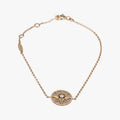 Dior Logo Double C de White Rose Gold Bracelet