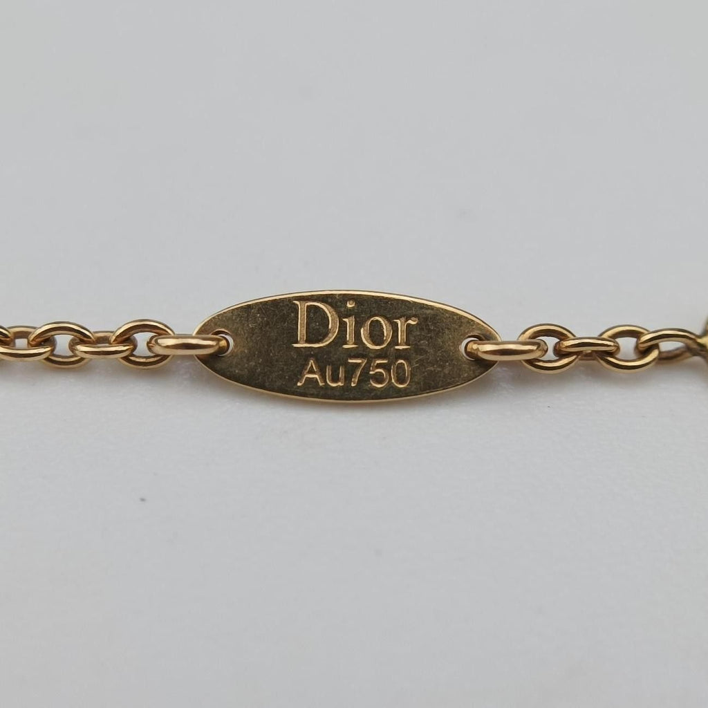 Dior Logo Double C de White Rose Gold Bracelet — view 5