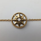Dior Logo Double C de White Rose Gold Bracelet — view 9