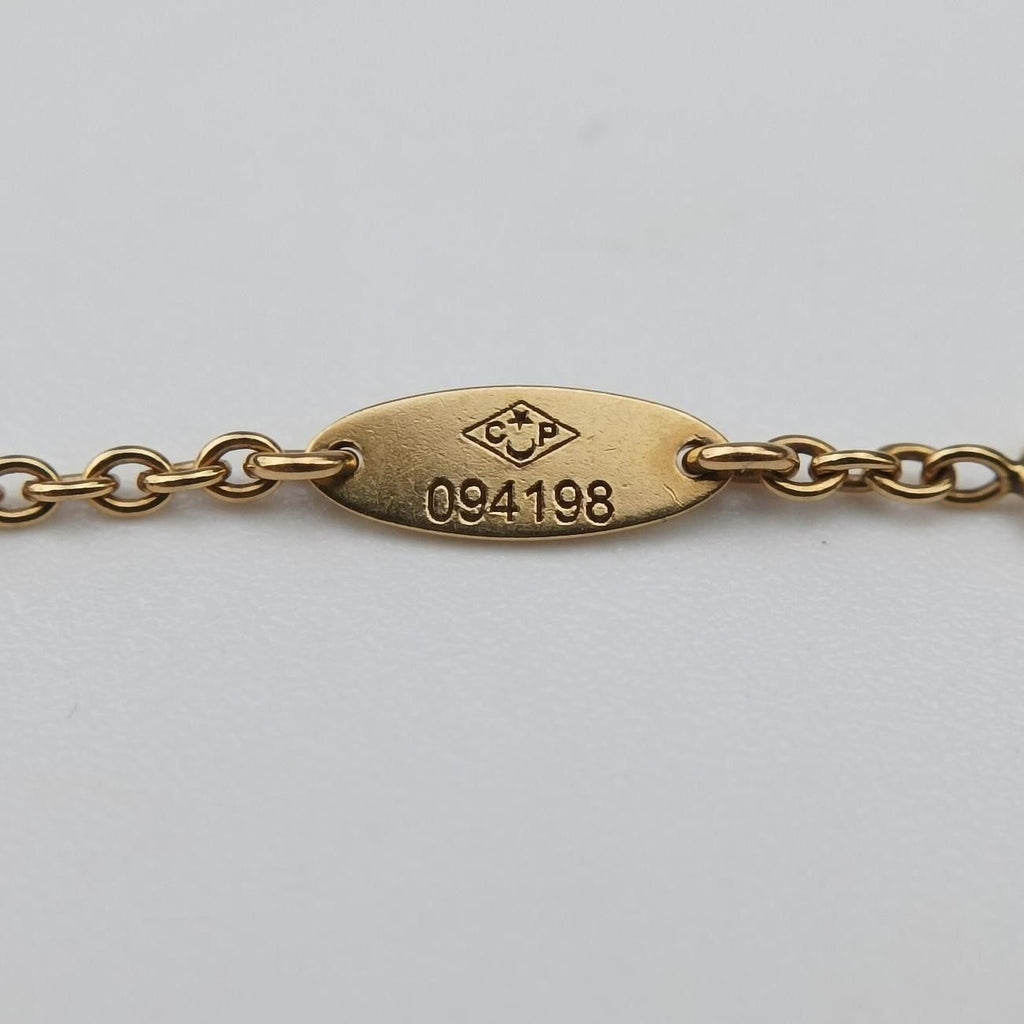 Dior Logo Double C de White Rose Gold Bracelet — view 6