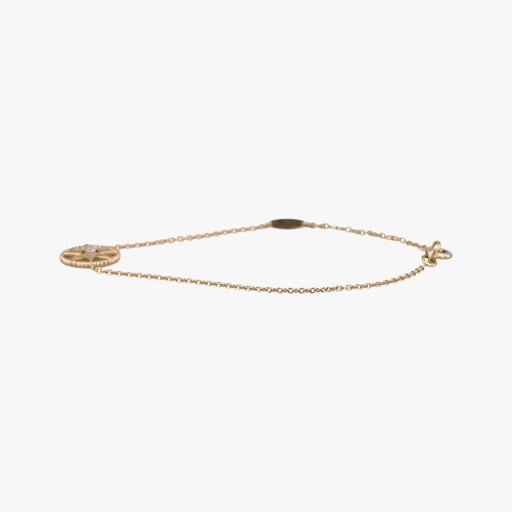 Dior Logo Double C de White Rose Gold Bracelet — view 3