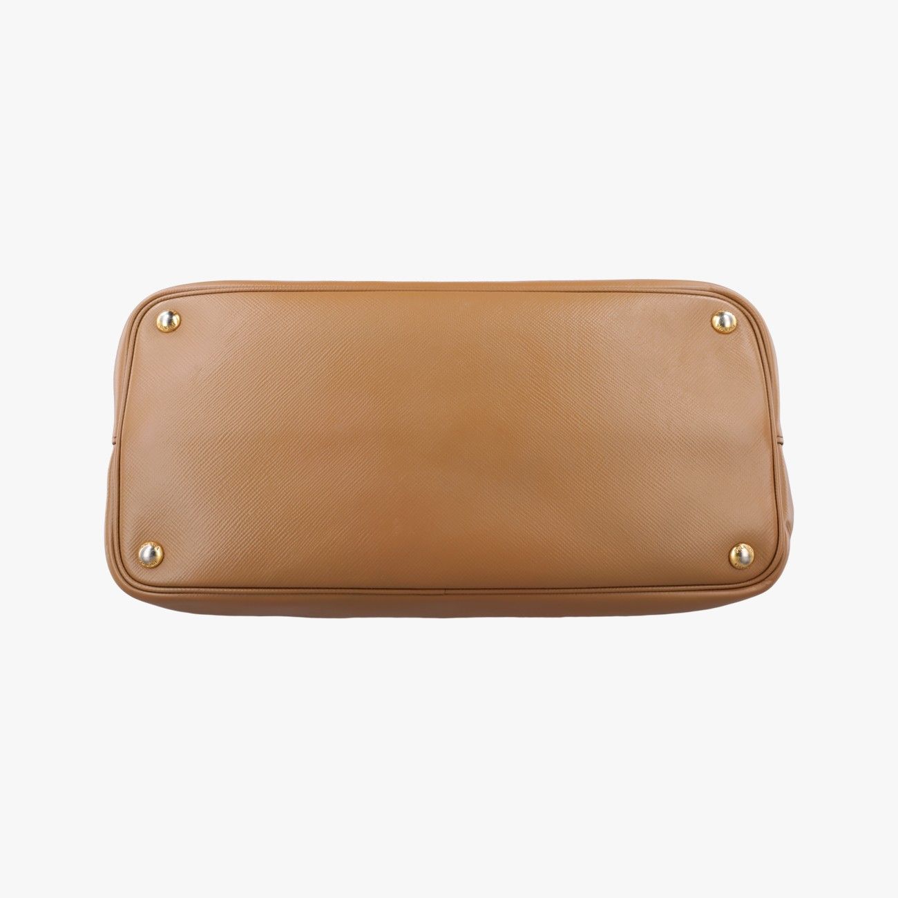 Prada Double Cuir Camel Saffiano Leather Shoulder — view 3