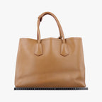 Prada Double Cuir Camel Saffiano Leather Shoulder — view 2