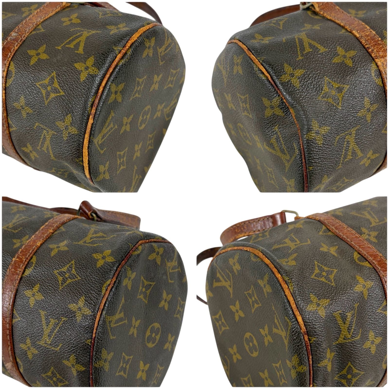 Louis Vuitton Papillon 30 Shoulder Bag Monogram Lambskin Brown Drum — view 6