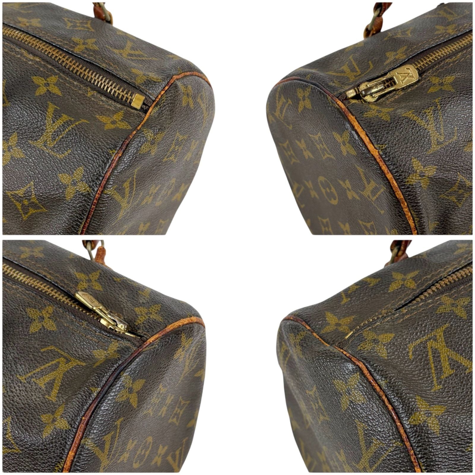 Louis Vuitton Papillon 30 Shoulder Bag Monogram Lambskin Brown Drum — view 5