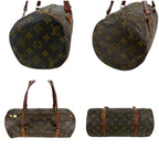 Louis Vuitton Papillon 30 Shoulder Bag Monogram Lambskin Brown Drum — view 4